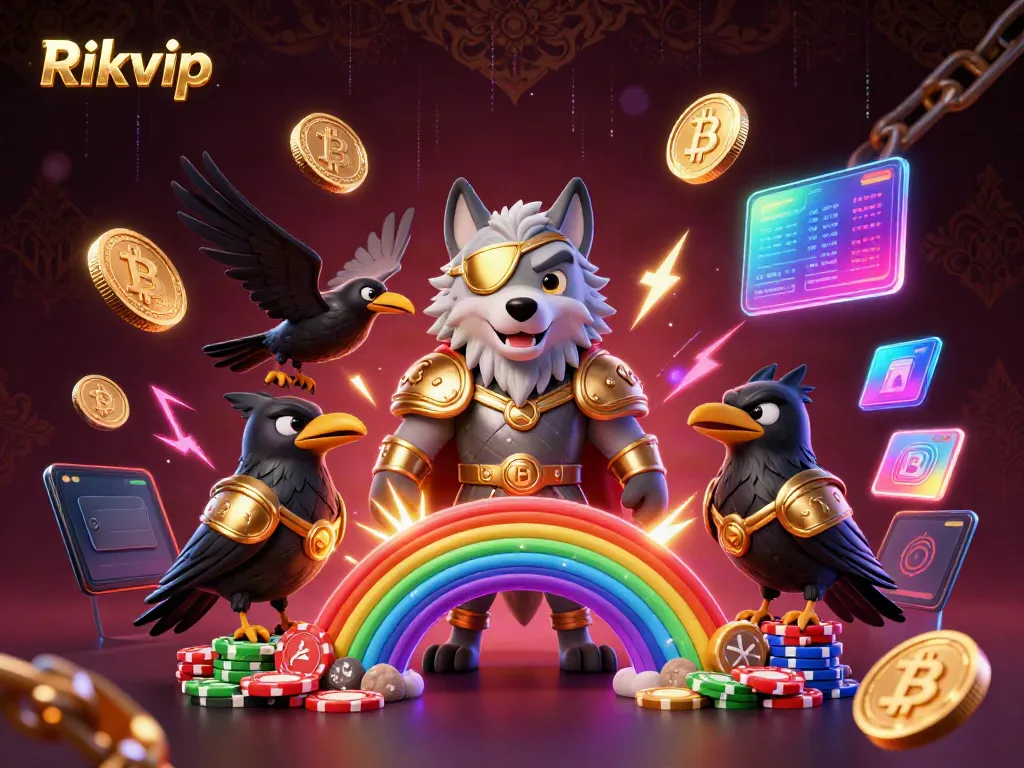 Engage in the thrilling world of Rikvip with an epic 3D Norse mythology casino scene.