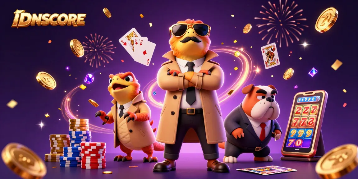 Experience IDNSCORE as raptors in a trench coat attempt to enter a VIP casino lounge.
