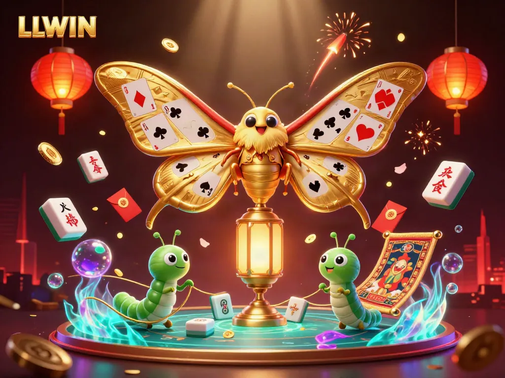 Experience thrilling gameplay with LLWIN, an ultra-detailed casino scene filled with festive elements.