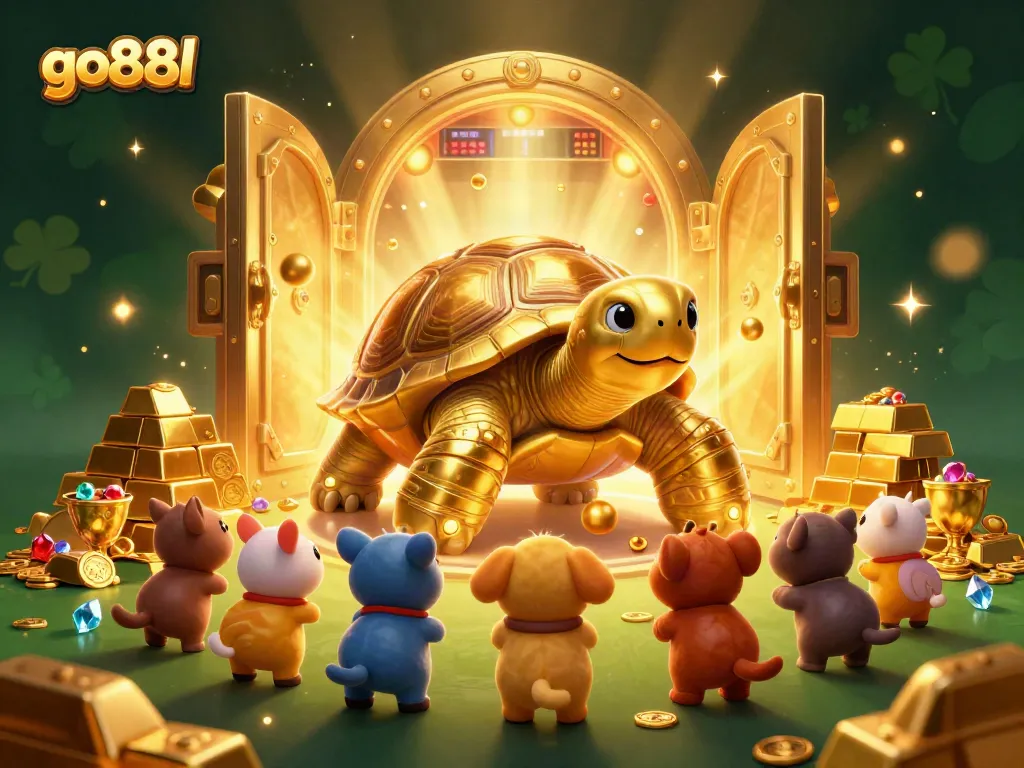 Play exciting games like go88l with a golden tortoise pinball and treasures shining everywhere.